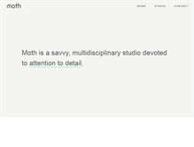 Tablet Screenshot of mothdesign.net